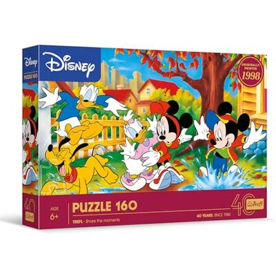 Trefl Disney, diversão nos charcos puzzle de 160 peças puzzle colorido com personagens de desenhos animados de Mickey Mouse, diversão para meninas e meninos a partir de 6 anos Trefl Disney, diversão nos charcos puzzle de 160 peças puzzle colorido com personagens de desenhos animados de Mickey Mouse, diversão para meninas e meninos a partir de 6 anos