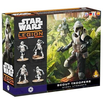 Asmodee Atomic Mass Games Star Wars Legião: Scout Troopers, expansão de miniaturas A partir de 14 anos, para 2 jogadores, 1-2 horas por jogo, multilinguagem (inclui espanhol) Asmodee Atomic Mass Games Star Wars Legião: Scout Troopers, expansão de miniaturas A partir de 14 anos, para 2 jogadores, 1-2 horas por jogo, multilinguagem (inclui espanhol)