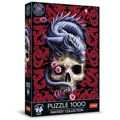 Trefl Premium Plus Quality – Puzzle Fantasy Collection: Dragon Oriental – 1000 peças, série de imagens do mundo de fantasia, Anne Stokes, para adultos e crianças a partir de 12 anos Trefl Premium Plus Quality – Puzzle Fantasy Collection: Dragon Oriental – 1000 peças, série de imagens do mundo de fantasia, Anne Stokes, para adultos e crianças a partir de 12 anos