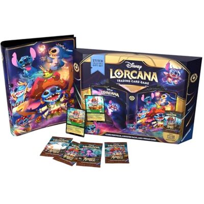 Ravensburger Disney Lorcana Trading Card Game: Azurite Sea Stitch Collector's Gift Set (Inglês) Ravensburger Disney Lorcana Trading Card Game: Azurite Sea Stitch Collector's Gift Set (Inglês)