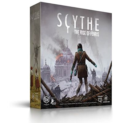 Stonemaier Games Scythe: The Rise of Fenris, cores misturadas Campanha de 8 episódios, 11 módulos e modo cooperativo por Ryan Lopez DeVinaspre e Jamey Stegmaier 1-5 jogadores Stonemaier Games Scythe: The Rise of Fenris, cores misturadas Campanha de 8 episódios, 11 módulos e modo cooperativo por Ryan Lopez DeVinaspre e Jamey Stegmaier 1-5 jogadores