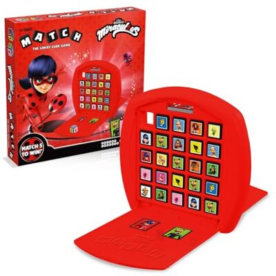 Winning Moves Top Trumps Match Miraculous jogo de mesa, jogos infantis, conecte 5 dados iguais no seu próprio painel, conjunto de memória 4 anos, para 2 jogadores Winning Moves Top Trumps Match Miraculous jogo de mesa, jogos infantis, conecte 5 dados iguais no seu próprio painel, conjunto de memória 4 anos, para 2 jogadores