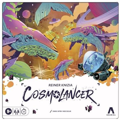Hasbro Cosmolancer Jogo de mesa de estratégia de Reiner Knizia Hasbro Cosmolancer Jogo de mesa de estratégia de Reiner Knizia