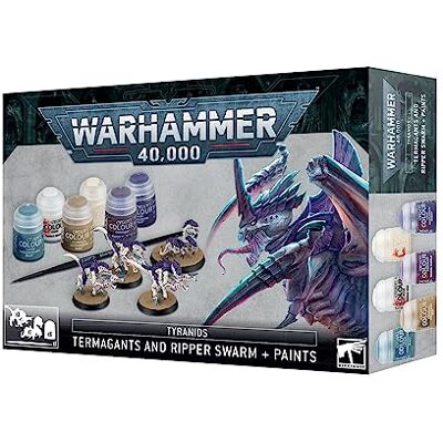 Games Workshop Warhammer 40,000 Tyranid: Termangants e Ripper Swarm conjunto de pinturas Games Workshop Warhammer 40,000 Tyranid: Termangants e Ripper Swarm conjunto de pinturas