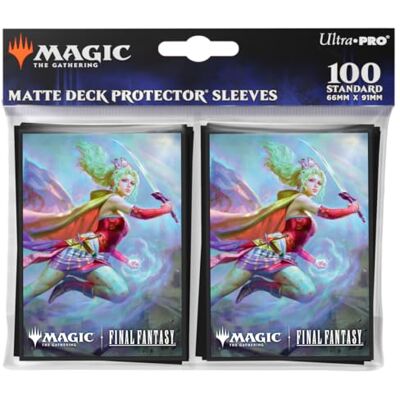 Ultra Pro Final Fantasy x Universes Beyond Terra, Herald of Hope (Commander) 100ct Deck protetor Sleeves for Magic: The Gathering Trading Card Accessories, Collectible Card Game Gear Ultra Pro Final Fantasy x Universes Beyond Terra, Herald of Hope (Commander) 100ct Deck protetor Sleeves for Magic: The Gathering Trading Card Accessories, Collectible Card Game Gear