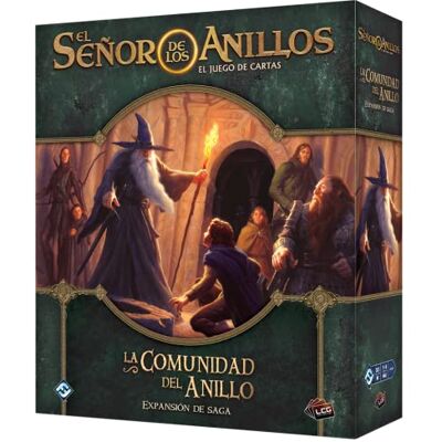 Asmodee Fantasy Flight Games O senhor dos anéis LCG a comunidade do anel de expansão da saga jogo de cartas em espanhol, Asmodee Fantasy Flight Games O senhor dos anéis LCG a comunidade do anel de expansão da saga jogo de cartas em espanhol,
