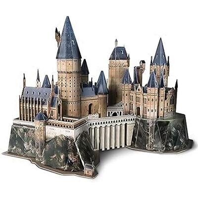 Asmodee CubicFun Harry Potter Castelo de Hogwarts Conjunto de construção, puzzle 3D, 197 peças, 8 anos, 60 minutos Asmodee CubicFun Harry Potter Castelo de Hogwarts Conjunto de construção, puzzle 3D, 197 peças, 8 anos, 60 minutos
