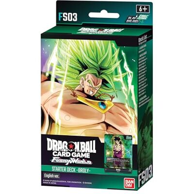 BANDAI DRAGON BALL SUPER TCG: FUSION WORLD: BROLY STARTER DECK 03 (FS03) BANDAI DRAGON BALL SUPER TCG: FUSION WORLD: BROLY STARTER DECK 03 (FS03)