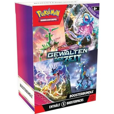 Pokémon Jogo de cartas colecionáveis: Boosterbundle Carmesin & Purpur violências do tempo (6 pacotes de reforços) Pokémon Jogo de cartas colecionáveis: Boosterbundle Carmesin & Purpur violências do tempo (6 pacotes de reforços)