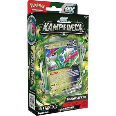 Pokémon Jogo de cartas colecionáveis: baralho de batalha de ferro ex (baralho imediatamente jogável com 60 cartas) Pokémon Jogo de cartas colecionáveis: baralho de batalha de ferro ex (baralho imediatamente jogável com 60 cartas)
