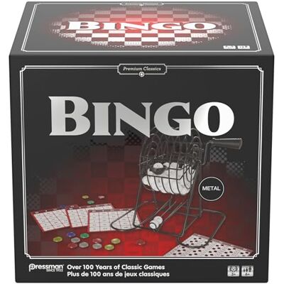 Goliath Bingo Jogo de Tabuleiro para Adultos e crianças a partir de 6 anos com ábaco de metal e bolas numeradas Cartas e fichas incluídas Jogo de Azar 3 + Jogadores Bolas numeradas cartas y fichas todas incluidas ya listas divertido juego de azar en fam Goliath Bingo Jogo de Tabuleiro para Adultos e crianças a partir de 6 anos com ábaco de metal e bolas numeradas Cartas e fichas incluídas Jogo de Azar 3 + Jogadores Bolas numeradas cartas y fichas todas incluidas ya listas divertido juego de azar en fam