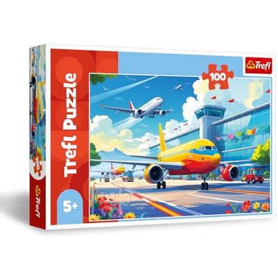 Trefl Rei dos Céus Quebra-cabeça de 100 peças puzzle com aviões Bricolagem, diversão criativa, quebra-cabeças clássico Trefl Rei dos Céus Quebra-cabeça de 100 peças puzzle com aviões Bricolagem, diversão criativa, quebra-cabeças clássico