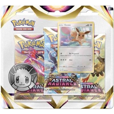 Pokémon POKEMON Astral Radiance 3 Pack Booster Blister Trading Card Game TCG Pokémon POKEMON Astral Radiance 3 Pack Booster Blister Trading Card Game TCG