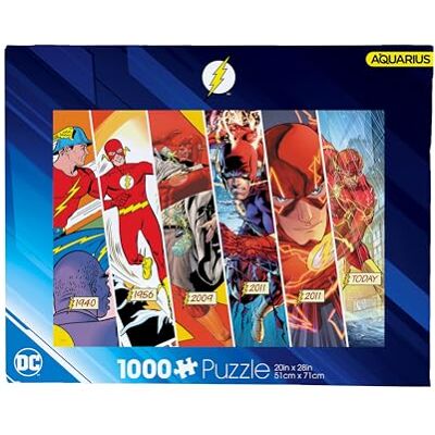 AQUARIUS DC Comics The Flash Timeline 1000 unidades, cor quebra-cabeças () AQUARIUS DC Comics The Flash Timeline 1000 unidades, cor quebra-cabeças ()