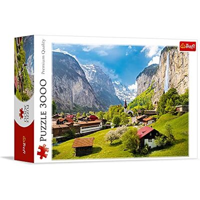 Trefl TR Puzzle premium de 3000 peças de lauterbrunnental (3000 peças) Trefl TR Puzzle premium de 3000 peças de lauterbrunnental (3000 peças)