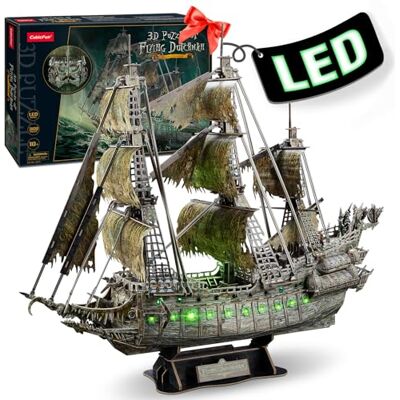 Navio pirata LED 69cm Pondwell Finland - Modelo de navio Navio pirata LED 69cm Pondwell Finland - Modelo de navio