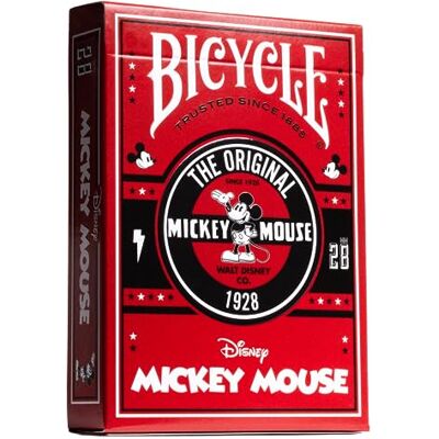 Bicycle Mickey Classic. Baralho de cartas comemorativo do personagem da Disney Mickey Mouse Bicycle Mickey Classic. Baralho de cartas comemorativo do personagem da Disney Mickey Mouse