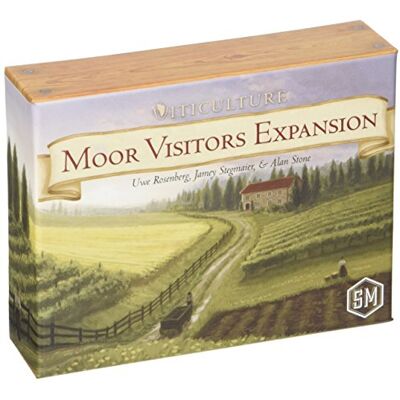 Stonemaier Games , Viticulture: Moor Visitors Expansion, Card Game, Idade 14 +, 1-6 Players, 45-90 Minutes Playing Time Stonemaier Games , Viticulture: Moor Visitors Expansion, Card Game, Idade 14 +, 1-6 Players, 45-90 Minutes Playing Time