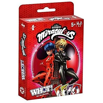 Winning Moves WHOT-Miraculous Ladybug Jogo de cartas, cor, NEU/L (), cor / modelo sortido Winning Moves WHOT-Miraculous Ladybug Jogo de cartas, cor, NEU/L (), cor / modelo sortido