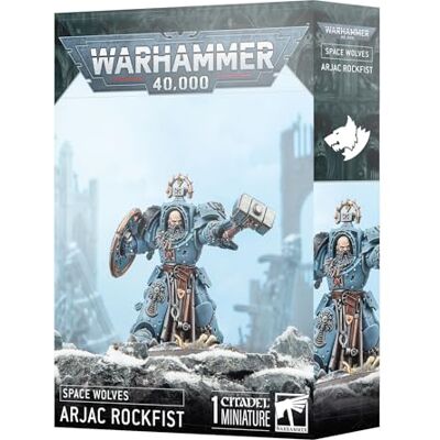 Games Workshop Warhammer 40.000 Space Wolves: Arjac Rockfist Games Workshop Warhammer 40.000 Space Wolves: Arjac Rockfist