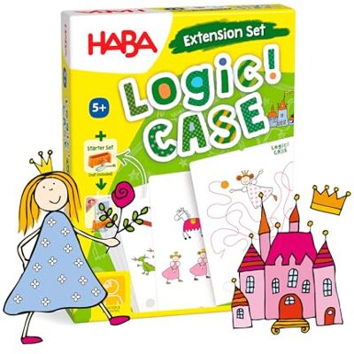 HABA -LogiCASE Set de ampliação – princesas, jogo educativo. 5 Anos HABA -LogiCASE Set de ampliação – princesas, jogo educativo. 5 Anos