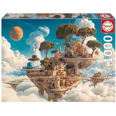 Educa Puzzle de 1000 peças para adultos Reino de nuvens. Inclui cola Fix Puzzle. Medidas: 68 x 48 cm. 14 Anos () Educa Puzzle de 1000 peças para adultos Reino de nuvens. Inclui cola Fix Puzzle. Medidas: 68 x 48 cm. 14 Anos ()