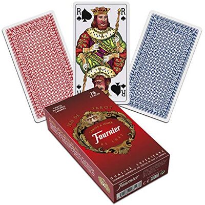 Fournier Jogo de cartas de tarot (78 cartas) para jogo. Fournier Jogo de cartas de tarot (78 cartas) para jogo.