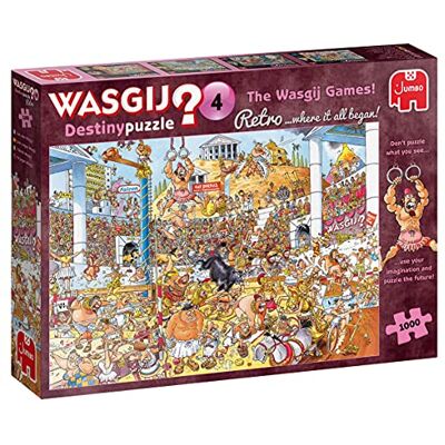Jumbo , Wasgij, Destiny 4 The Wasgij Games!, Quebra-cabeças para adultos, 1000 peças Jumbo , Wasgij, Destiny 4 The Wasgij Games!, Quebra-cabeças para adultos, 1000 peças