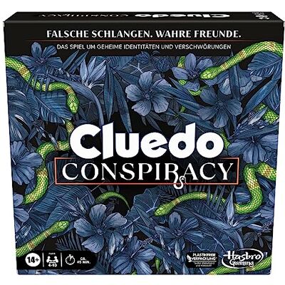 Hasbro Jogo de tabuleiro Cluedo Conspiracy para adultos e adolescentes Hasbro Jogo de tabuleiro Cluedo Conspiracy para adultos e adolescentes