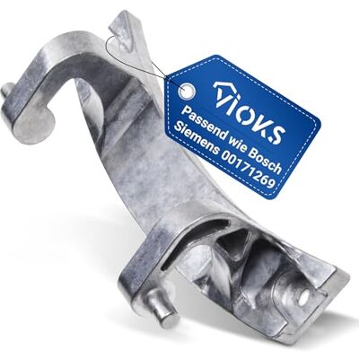 VIOKS Substituição de dobradiça de porta para Bosch Siemens 171269 dobradiça de carregamento frontal dobradiça de janela para máquina de lavar VIOKS Substituição de dobradiça de porta para Bosch Siemens 171269 dobradiça de carregamento frontal dobradiça de janela para máquina de lavar