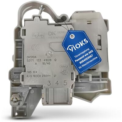 VIOKS Fechadura da porta máquina de lavar substituição para AEG Electrfagor lux 8084553067 Cerradura eléctrica para puerta Rold DKS10A VIOKS Fechadura da porta máquina de lavar substituição para AEG Electrfagor lux 8084553067 Cerradura eléctrica para puerta Rold DKS10A