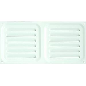 Brinox Grelha de ventilação (10 x 20 cm) cor lacada branca Brinox Grelha de ventilação (10 x 20 cm) cor lacada branca