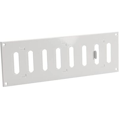 EUROPLAST 300 x 100 mm branco grelha deslizante de chapa de aço, grade de ventilação EUROPLAST 300 x 100 mm branco grelha deslizante de chapa de aço, grade de ventilação