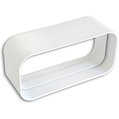 La Ventilazione Ventilação junta de ABS para tubos de ventilação retangulares, 150 x 70 mm La Ventilazione Ventilação junta de ABS para tubos de ventilação retangulares, 150 x 70 mm