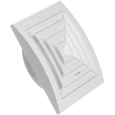 EUROPLAST Ø 100 mm Grelha para ventilação Grelha de ventilação para teto com proteção contra insetos, plástico ABS branco EUROPLAST Ø 100 mm Grelha para ventilação Grelha de ventilação para teto com proteção contra insetos, plástico ABS branco