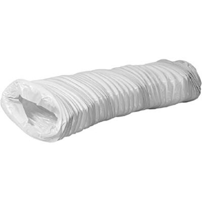 EUROPLAST 110x55mm Conduto de Ar Flexível para Exaustor, Ar Condicionado, Extrator, Secador Mangueira de Escape de 6m Condutos de Ventilação PVC EUROPLAST 110x55mm Conduto de Ar Flexível para Exaustor, Ar Condicionado, Extrator, Secador Mangueira de Escape de 6m Condutos de Ventilação PVC