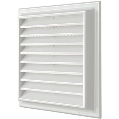 La Ventilazione Ventilação -y Grelha plástico Quadra de sobreposição, branco, 189 x 189 mm La Ventilazione Ventilação -y Grelha plástico Quadra de sobreposição, branco, 189 x 189 mm