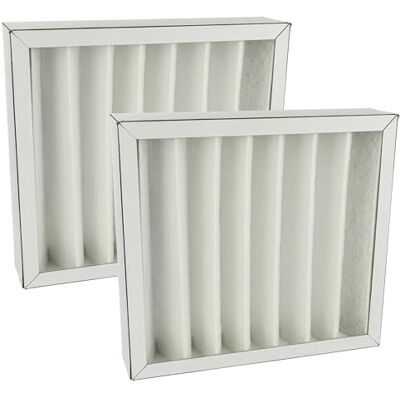vhbw 2 x Filtro de ar G4 compatível com Pluggit Avent D160 ventilador Unidade de ventilação branco vhbw 2 x Filtro de ar G4 compatível com Pluggit Avent D160 ventilador Unidade de ventilação branco
