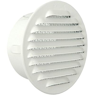 LA VENTILAZIONE GTA100RB Grelha de ventilação - Redonda 125mm, Branca LA VENTILAZIONE GTA100RB Grelha de ventilação - Redonda 125mm, Branca