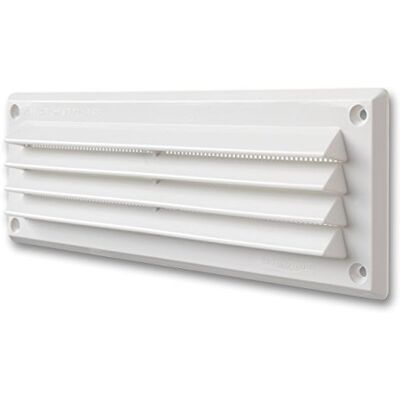 La Ventilazione A ventilação de e grade de ventilação de plástico retangular sobrepor, cor branca La Ventilazione A ventilação de e grade de ventilação de plástico retangular sobrepor, cor branca