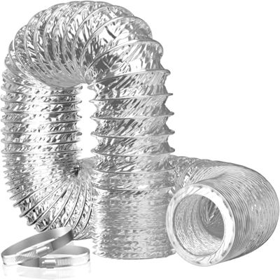 Hon&Guan Ø 75 mm Mangueira flexível de ventilação de alumínio tubo de saída de ar, tubo flexível de alumínio comprimento 2 m para casa de banho, ventilador de remoção, cozinha, garagem, campainha Hon&Guan Ø 75 mm Mangueira flexível de ventilação de alumínio tubo de saída de ar, tubo flexível de alumínio comprimento 2 m para casa de banho, ventilador de remoção, cozinha, garagem, campainha