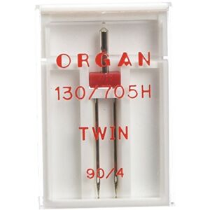 Alfa -Agulha dupla para máquina de costura no90 Aço inoxidável Alfa -Agulha dupla para máquina de costura no90 Aço inoxidável