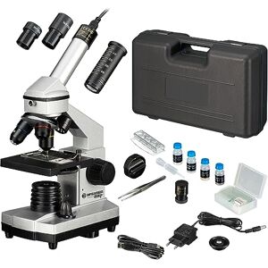 Bresser JUNIOR 40x-1024x Microscópio Set, preto, prateado Bresser JUNIOR 40x-1024x Microscópio Set, preto, prateado