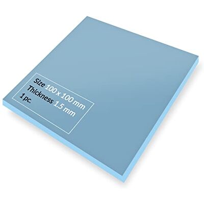 Arctic TP-3: Premium Performance Thermal Pad, 100 x 100 x 1,5 mm (empilhável até 2,0 mm sem perda de desempenho), 1 peça Pad térmico, alto desempenho, particularmente suave, preenchimento ideal de Arctic TP-3: Premium Performance Thermal Pad, 100 x 100 x 1,5 mm (empilhável até 2,0 mm sem perda de desempenho), 1 peça Pad térmico, alto desempenho, particularmente suave, preenchimento ideal de
