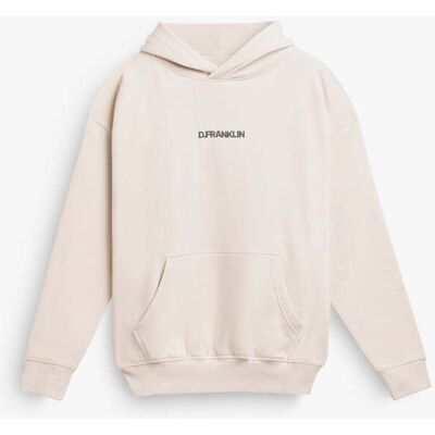 Sweat Com Capuz – D.Franklin – Classic Oversize Hoodie Ice Grey - Tamanho M - Cor Grey - Modelos para homem e mulher Sweat Com Capuz – D.Franklin – Classic Oversize Hoodie Ice Grey - Tamanho M - Cor Grey - Modelos para homem e mulher