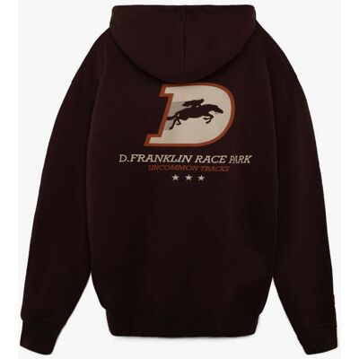 D.FRANKLIN Race Park Hoodie Brown D.FRANKLIN Race Park Hoodie Brown