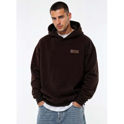 Hoodie/Sudadera Con Capucha de Hombre - D.Franklin - Race Park Hoodie Brown - Talla S Hoodie/Sudadera Con Capucha de Hombre - D.Franklin - Race Park Hoodie Brown - Talla S