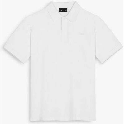D.FRANKLIN Basic Polo Shirt Full White D.FRANKLIN Basic Polo Shirt Full White