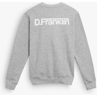 D.FRANKLIN Crewneck Racing Club Sweatshirt Grey D.FRANKLIN Crewneck Racing Club Sweatshirt Grey