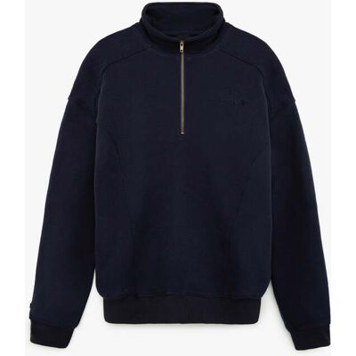 D.FRANKLIN Half-Zip Sweatshirt Navy D.FRANKLIN Half-Zip Sweatshirt Navy